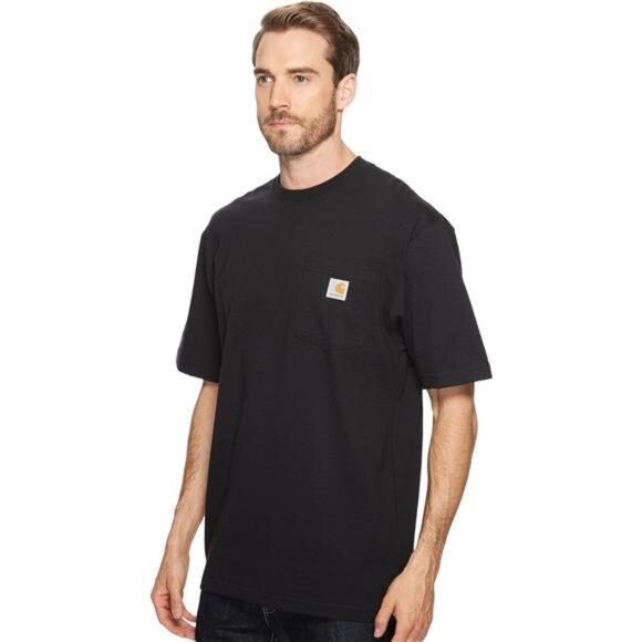 Carhartt Men's Loose Fit‎ Heavyweight Short-Sleeve Pocket T-Shirt - Picture 2 of 5